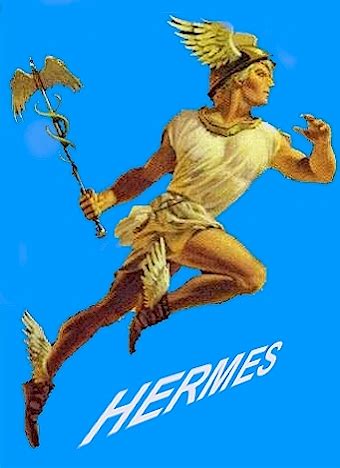 did hermes have wings.